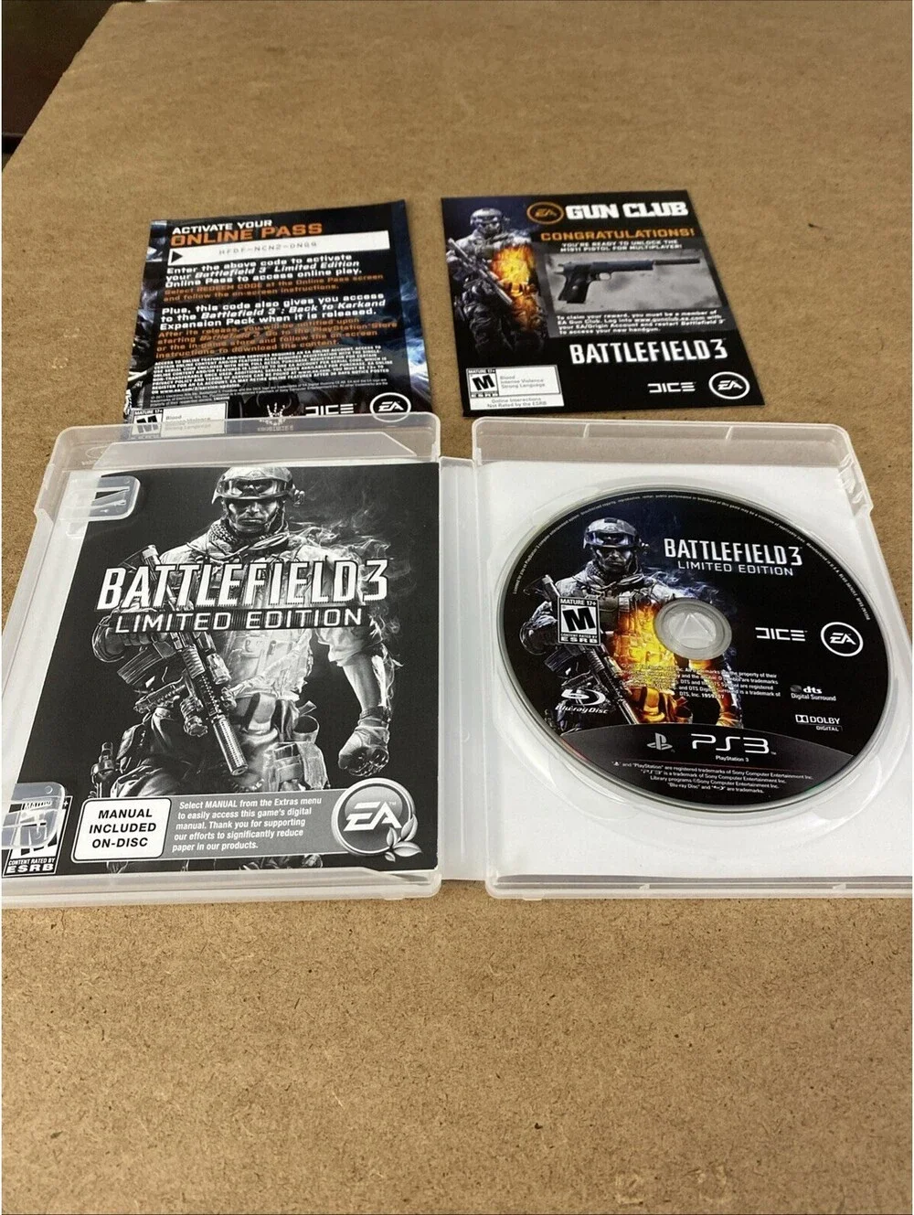 Battlefield 3 Limited Edition Sony PlayStation 3 2011 Complete Tested